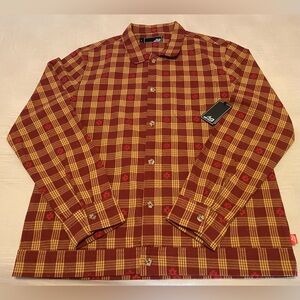 Lost Pacific Flannel Overshirt Size Large Men’s NWT